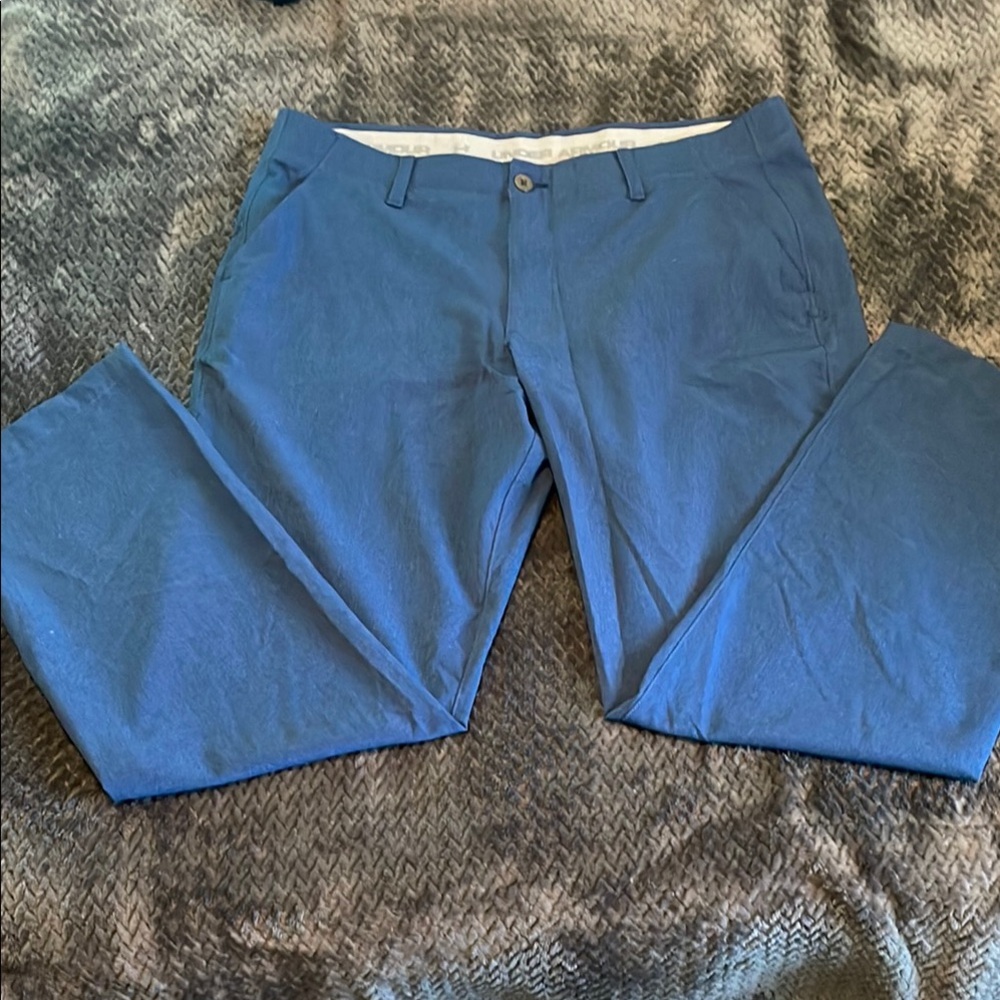Under Armour Dark Blue Golf Straight-Leg Pants